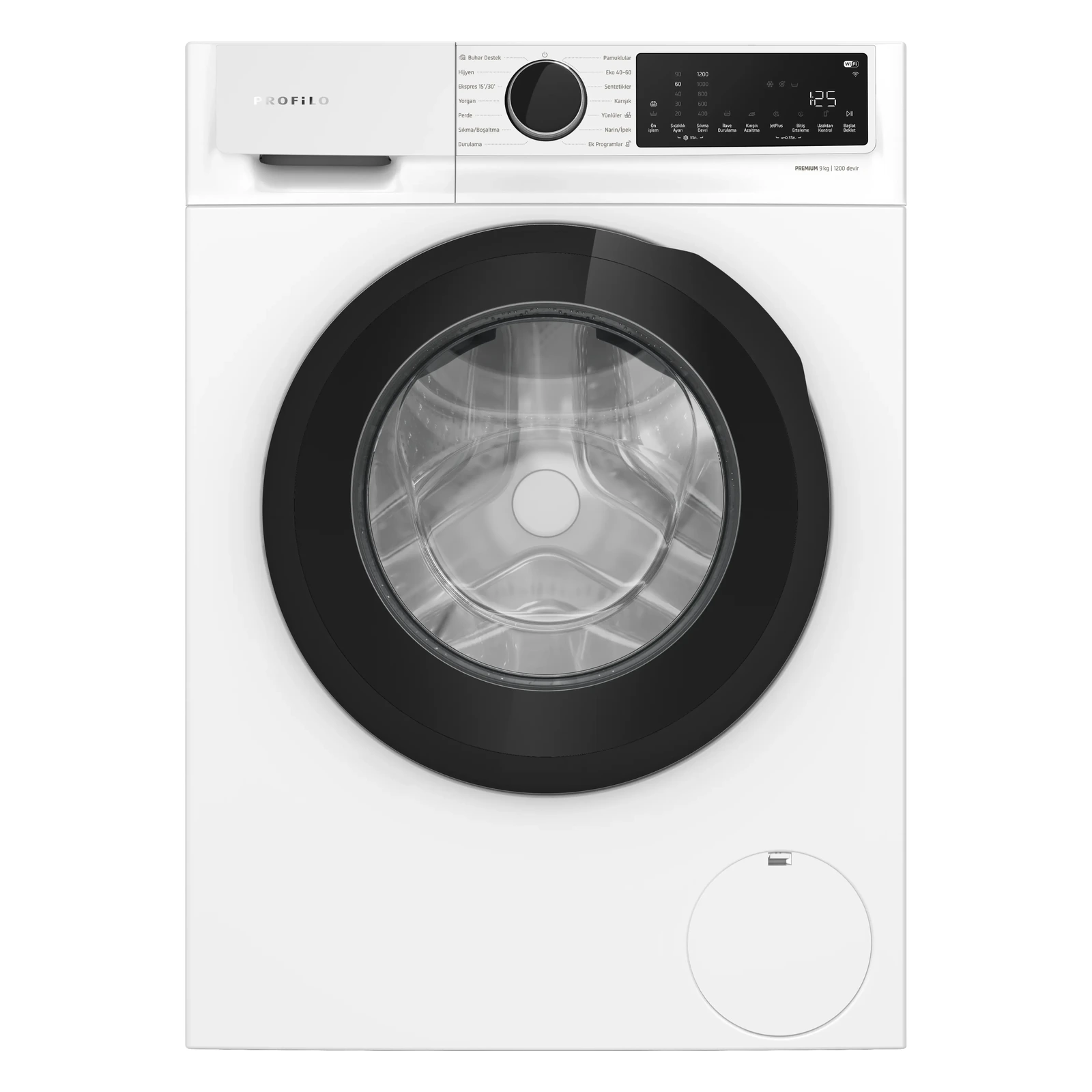 Profilo CGK242Z0TR Çamaşır Makinesi 9 kg 1200 Devir Beyaz