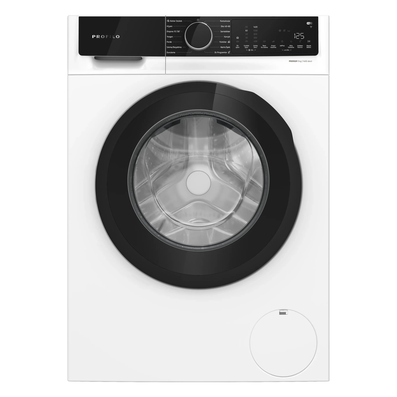 Profilo CGK244Z0TR Çamaşır Makinesi 9 kg 1400 Devir Beyaz