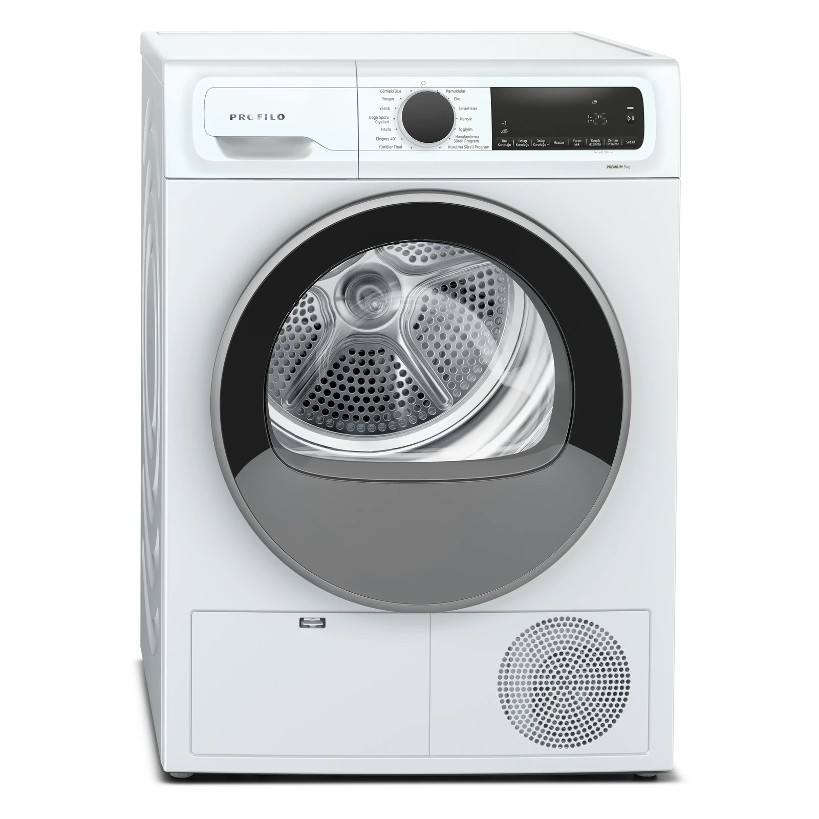 Profilo KM9611CTR A++ 9 kg Isı Pompalı Çamaşır Kurutma Makinesi